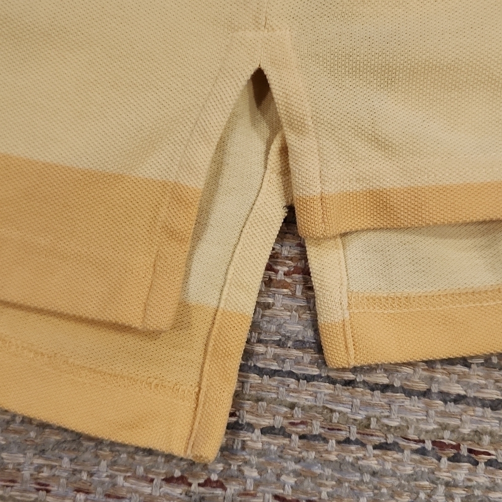 3/$20 Tommy Hilfiger Yellow Stripes Polo Shirt - Picture 9 of 9